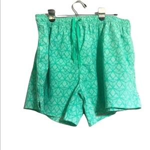 Lauren James mint Printed swim shorts xxl beach pool summer lounge swimwear